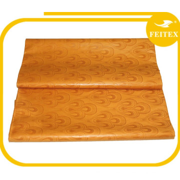 Nuevos productos Made in china Cheap Tejido jacquard Tejido teñido con algodón Gold guinea brocade